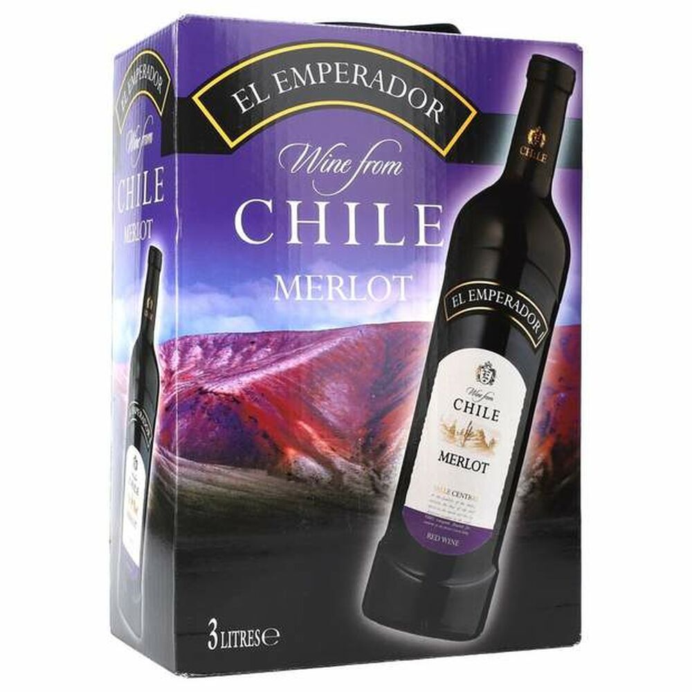 Buy El Emperador Merlot Red Wine 13 Bag in Box 3L Online in Fi