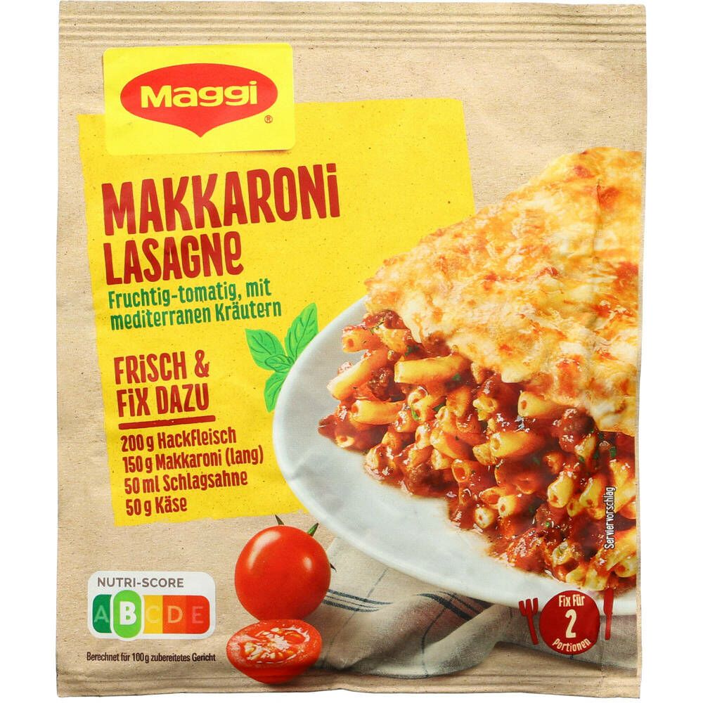 Buy Maggi Fix Macaroni Lasagne 40g Online in Finland from Discand
