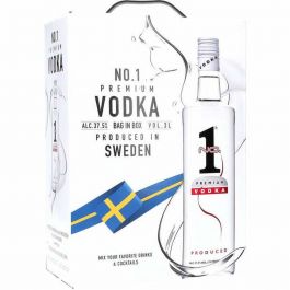 Buy No.1 Premium Vodka 37,5% 3 L Online in Finland from Discandoo
