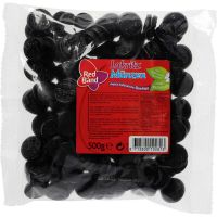 Red Band Licorice Coins 500g Bt