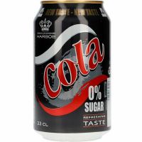Harboe Cola 0% sugar 24 x 33 cl