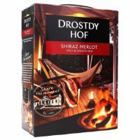 Distell Drostdy Hof Shiraz/Merlot/Cape red 13,5% 3 ltr. BIB