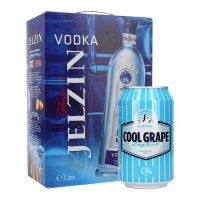 Hartwall Cool Grape 5,5% 24 x 33 cl + Boris Jelzin Vodka 37,5% 3l