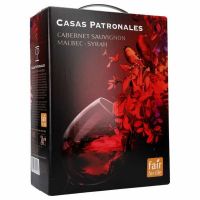 Casas Patronales Carmenere Cabernet Sauvignon Syrah 14%   "Bag in Box" 3L