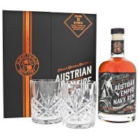 Austrian Empire Navy Rum Solera 18Yo 40% + 2 Glas 70 Cl