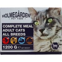 Holmegården Complete Meal Pack for Adult Cats 4 Flavours 12x100 g