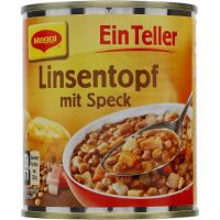 Maggi Lentil Pot With Bacon 330g 1 Plate