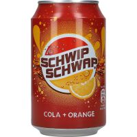 Pepsi Schwip Schwap Cola & Orange Soda 24 x 330ml