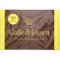 Galle & Jessen Dark Chocolate 70% 90g