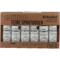 BIRKENHOF distillery Tasting-Set Edition Fine spirits 6x 0,02l folding box 32-40% vol.