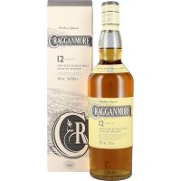 Cragganmore 12 års Single Malt Whisky 40%  0.7L