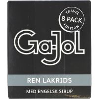 Ga-Jol Black Pure Licorice 8 packs, 198 g
