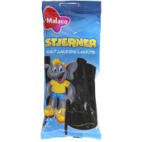 Malaco Salt Licorice Stars 92 g