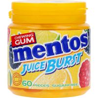 Mentos Juice Burst Bubble Gum 120g