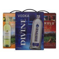 Pure Divine Vodka 37.5% 3.0l + Makulu red and white