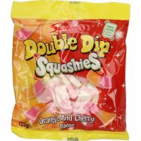 DOK Swizzels Double Dip Squashies Orange & Cherry 0,12kg