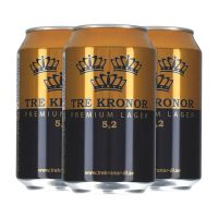 Tre Kronor Premium Lager 5,2% 24 x 330ml - 3 trays (Best before 13.06.2023)